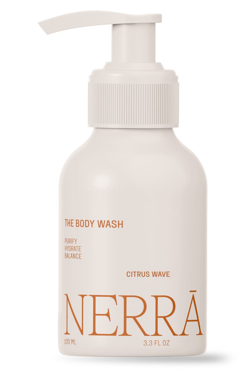 NERRĀ Travel Size Citrus Wave Body Wash, Main, color, 