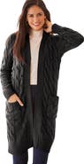 Jessica London Cable Duster Sweater
