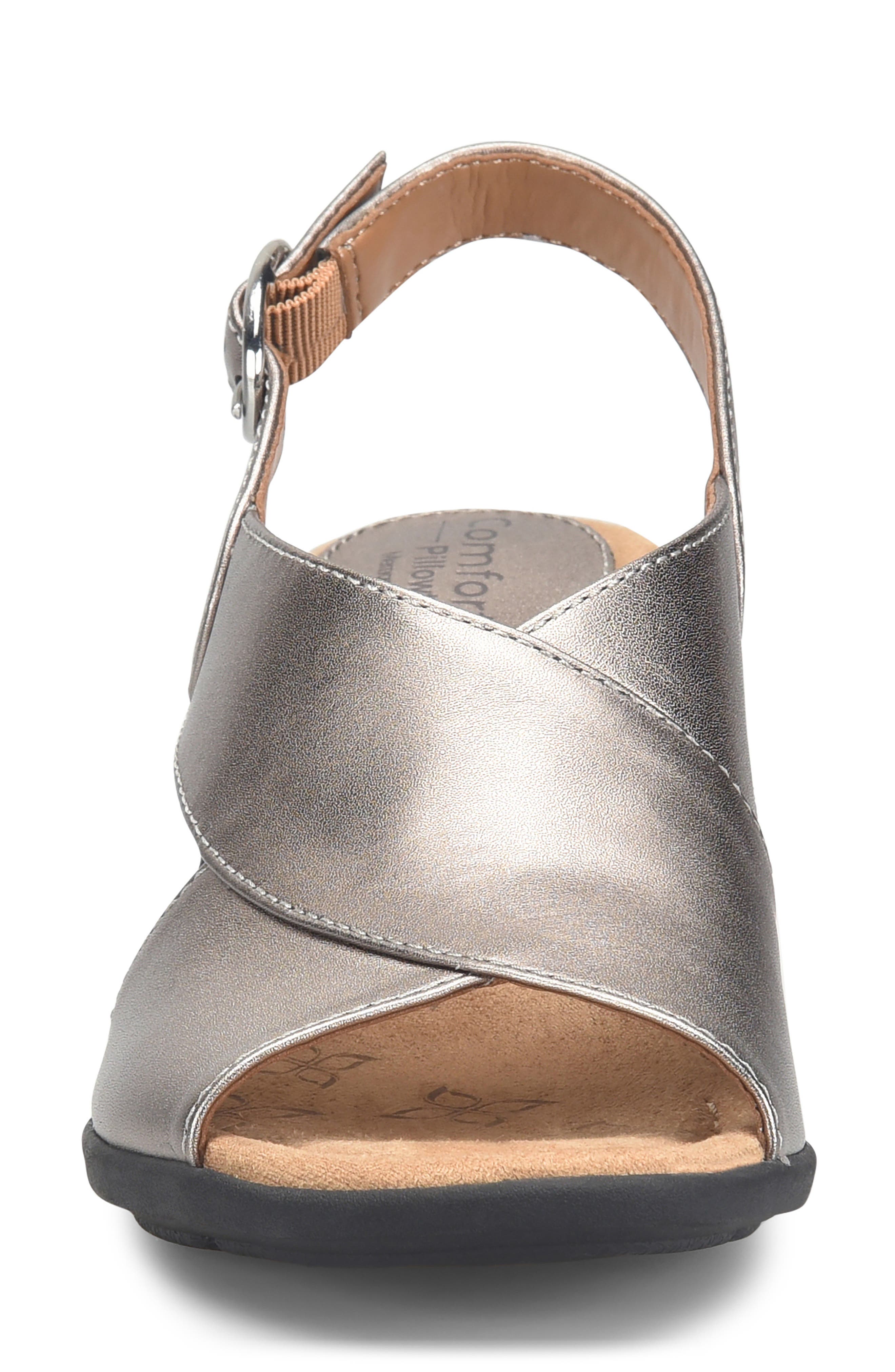 Comfortiva Katara Slingback Sandal, Alternate, color, Anthracite