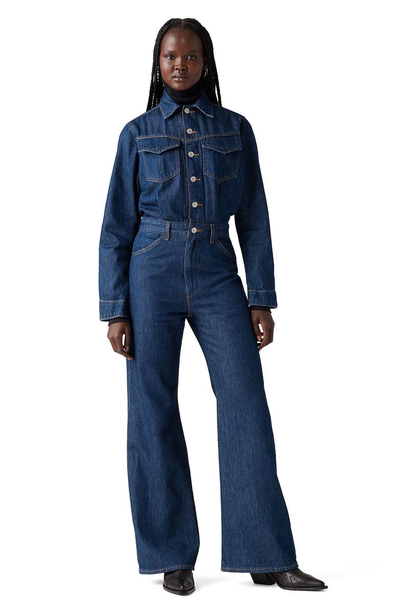 Levi's<sup>®</sup> Western Denim Jumpsuit, Alternate, color,