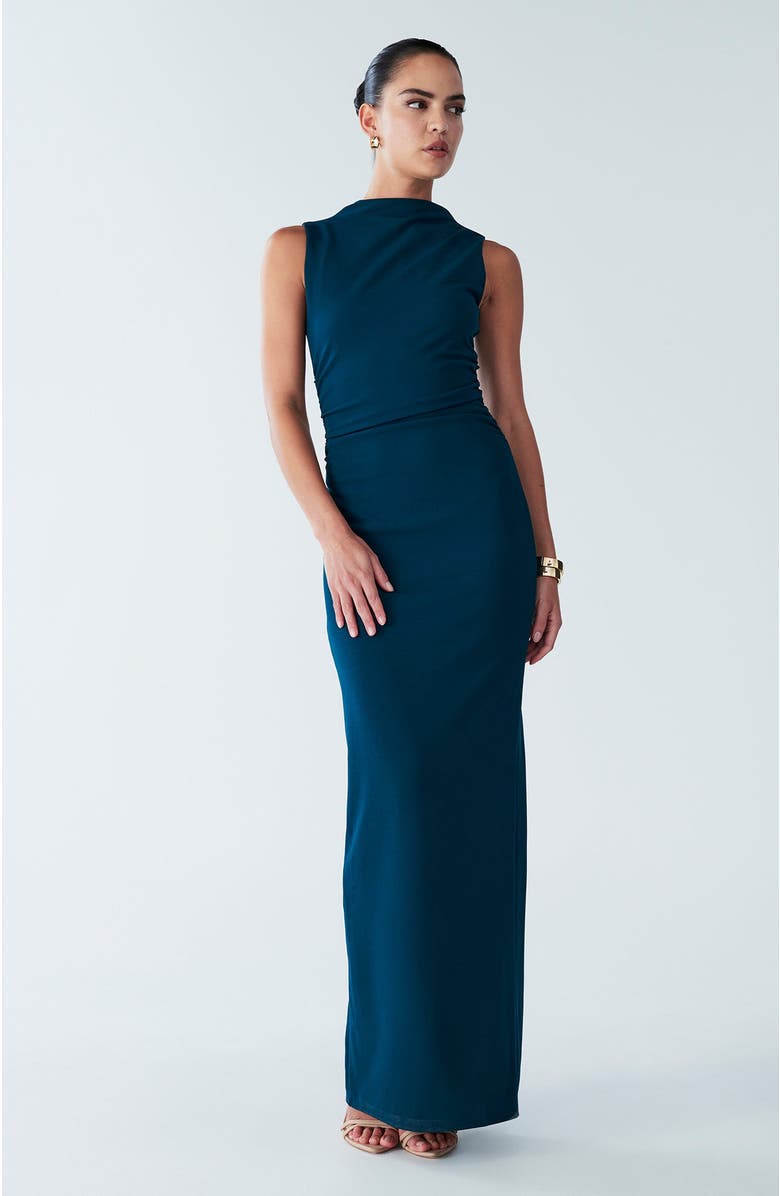 BWLDR Lana Maxi Dress, Alternate, color, Emerald