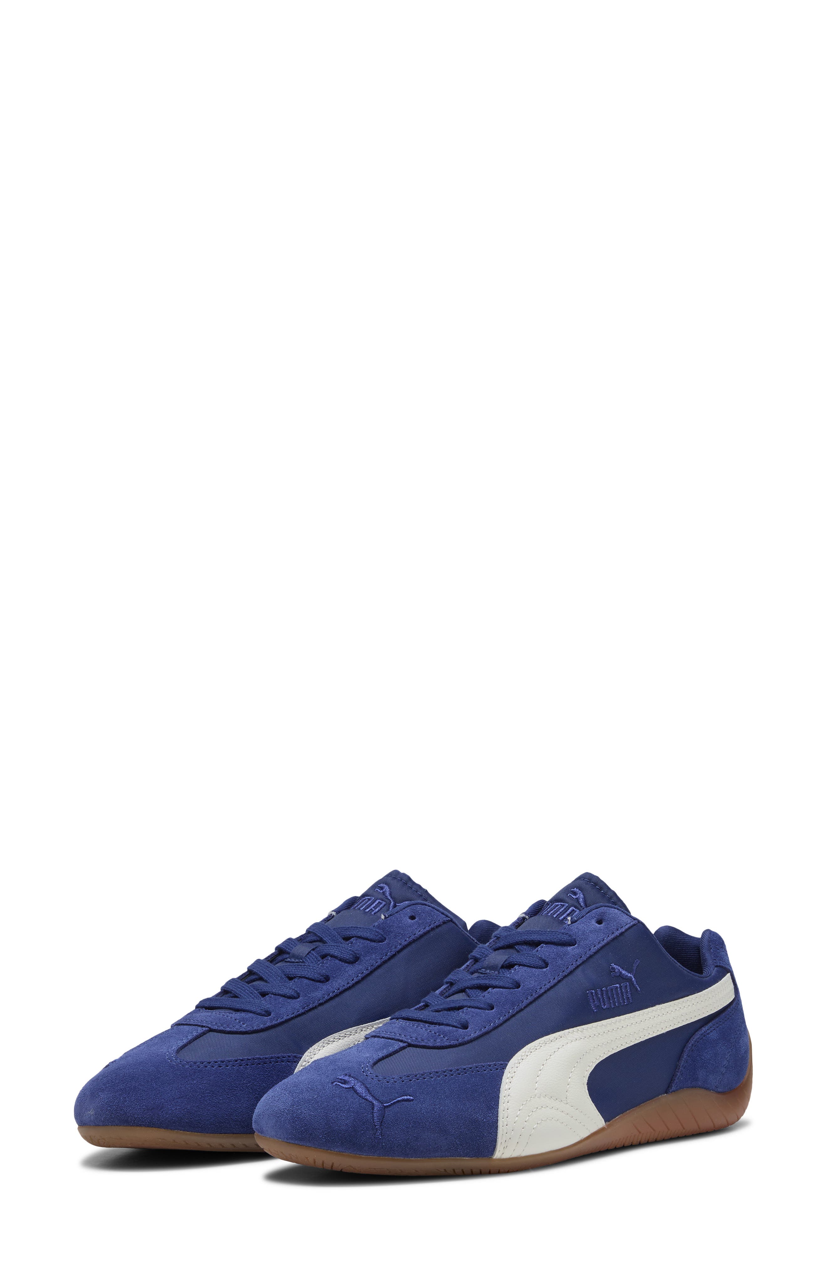 PUMA Speedcat Nylon Sneaker, Main, color, Blue Jewel/ Puma White