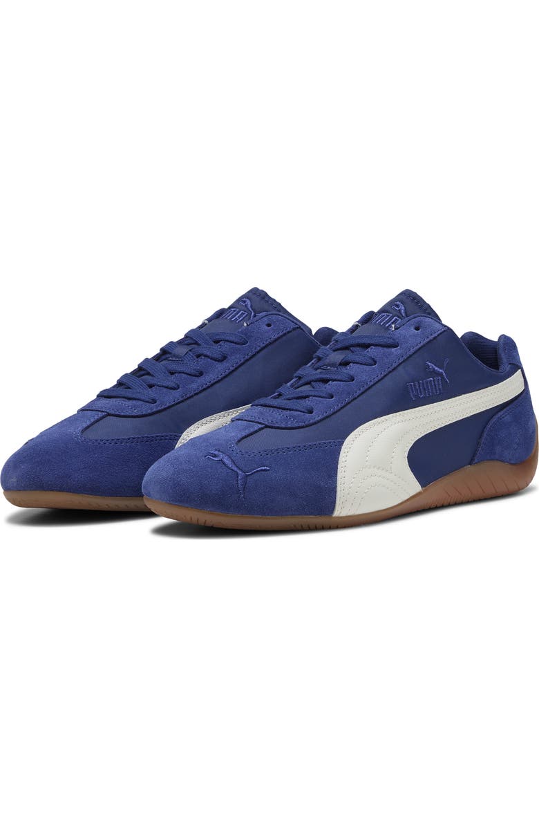 PUMA Speedcat Nylon Sneaker, Main, color, Blue Jewel/ Puma White