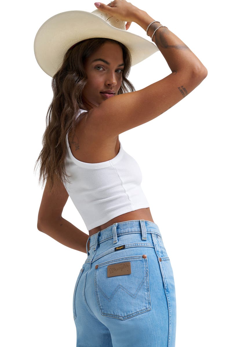 Wrangler Wrancher Mid Rise Bootcut Jeans, Alternate, color, 