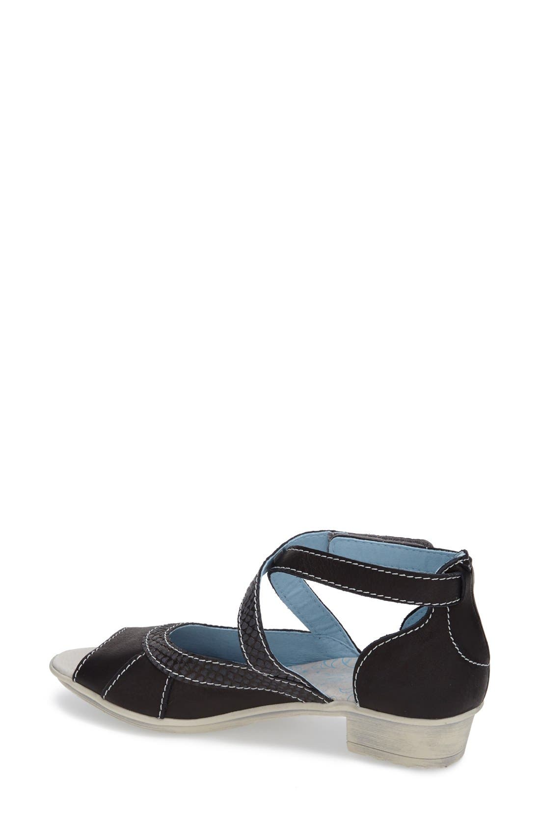 CLOUD 'Pax' Open Toe Leather Sandal, Alternate, color, 