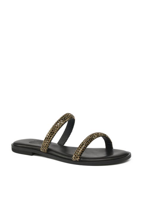 Paros Crystal Slide Sandal