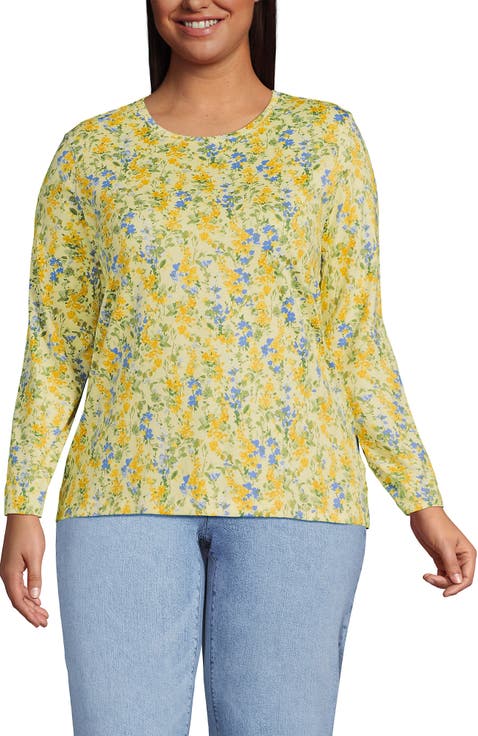 Supima Cotton Long Sleeve Crewneck T-Shirt