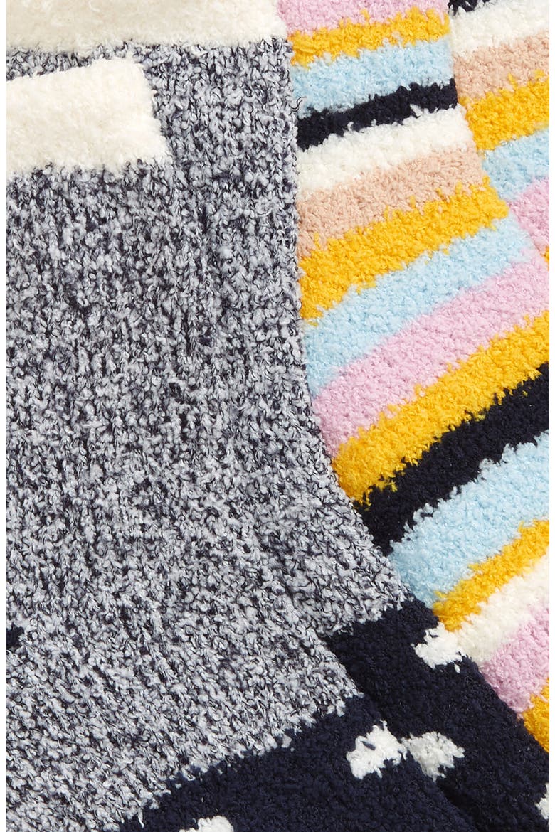 2-Pack Butter Crew Socks, Alternate, color, NAVY PEACOAT STRIPE MULTI