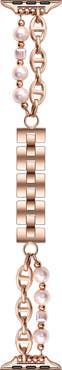 Posh Tech Luna Imitation Pearl Apple Watch® Watchband, 42mm