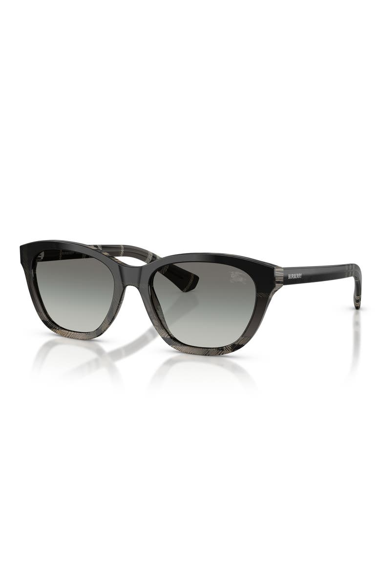 54mm Rectangle Sunglasses, Alternate, color, CHECK GREY GRADIENT