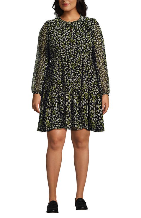 Chiffon Above the Knee Adjustable Dress