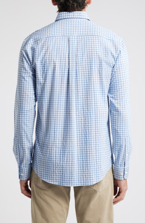 Johnnie-o Westwood Plaid Button-up Shirt In Navy