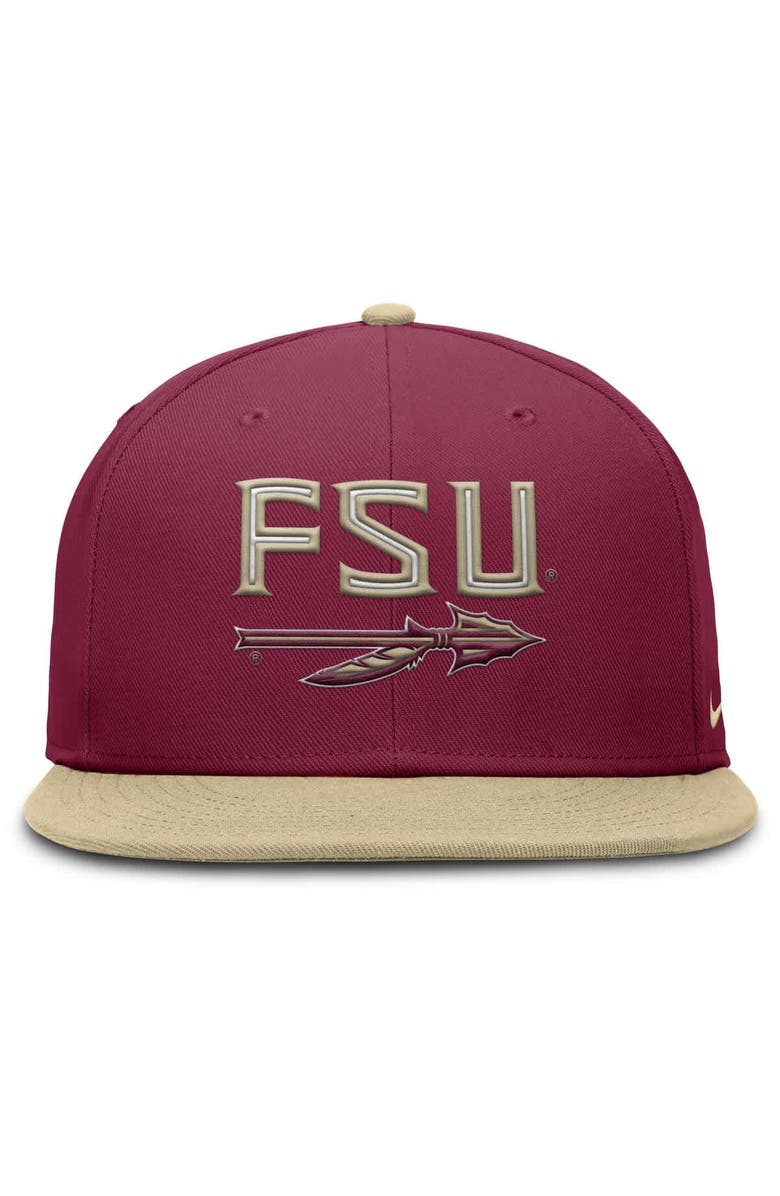 Nike Men's Nike Garnet/Gold Florida State Seminoles Two-Tone Primetime Performance Fitted Hat, Alternate, color, 