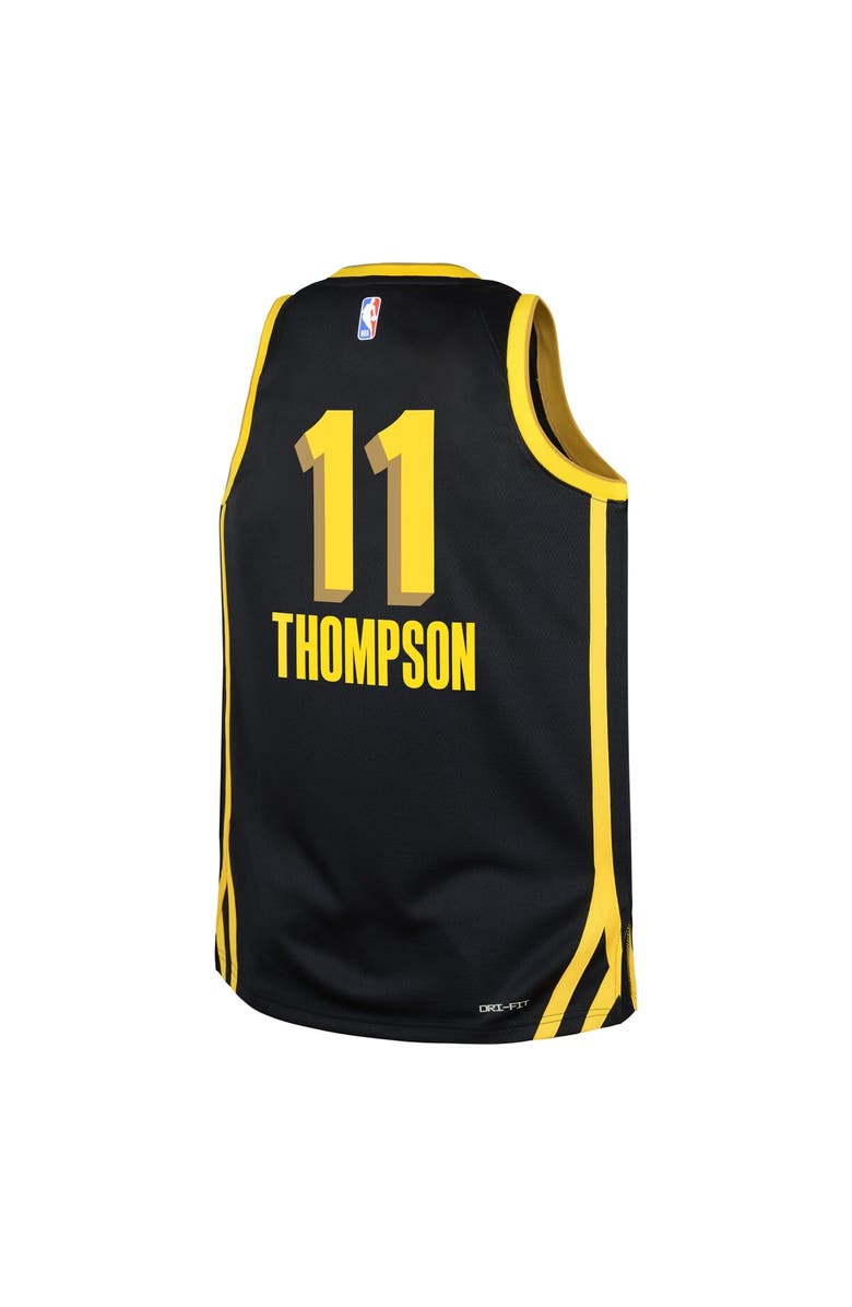 Nike Youth Nike Klay Thompson Black Golden State Warriors Swingman Replica Jersey - City Edition, Alternate, color,