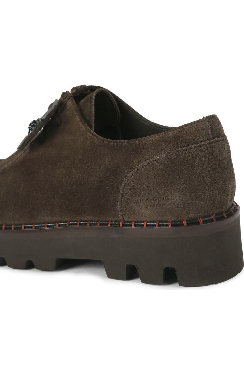 Kurt Geiger London Brompton Lugged Moc Toe Boot, Alternate, color, Brown