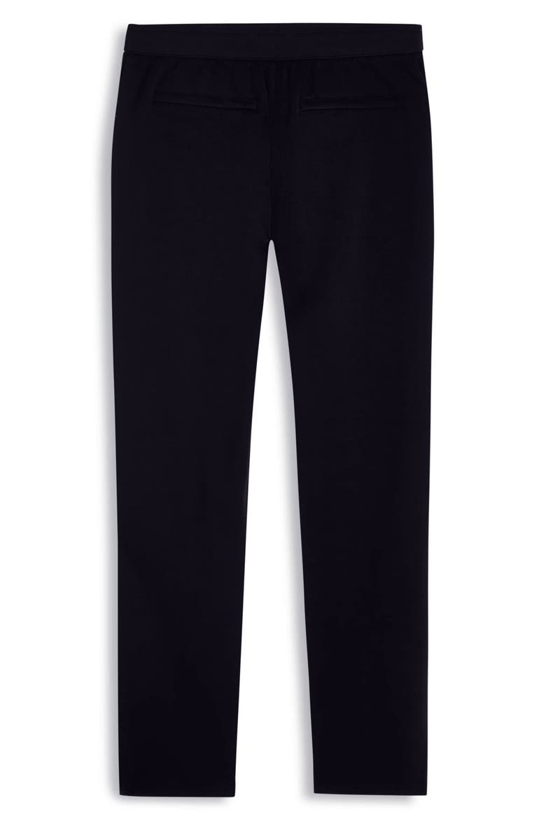 Soft Touch Pintuck Knit Pants, Alternate, color, BLACK