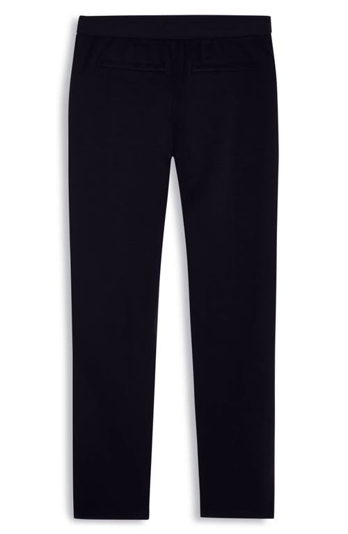 Bugatchi Soft Touch Pintuck Knit Pants In Black