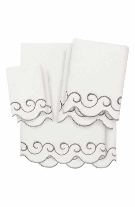 Simplicity Scallop 6-Piece Turkish Cotton Towel Set