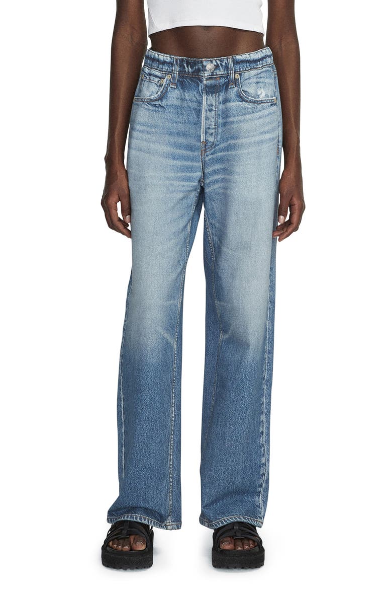 rb Miramar Shea Relaxed Straight Leg Cotton Terry Sweatpant Jeans, Main, color, NOOSA