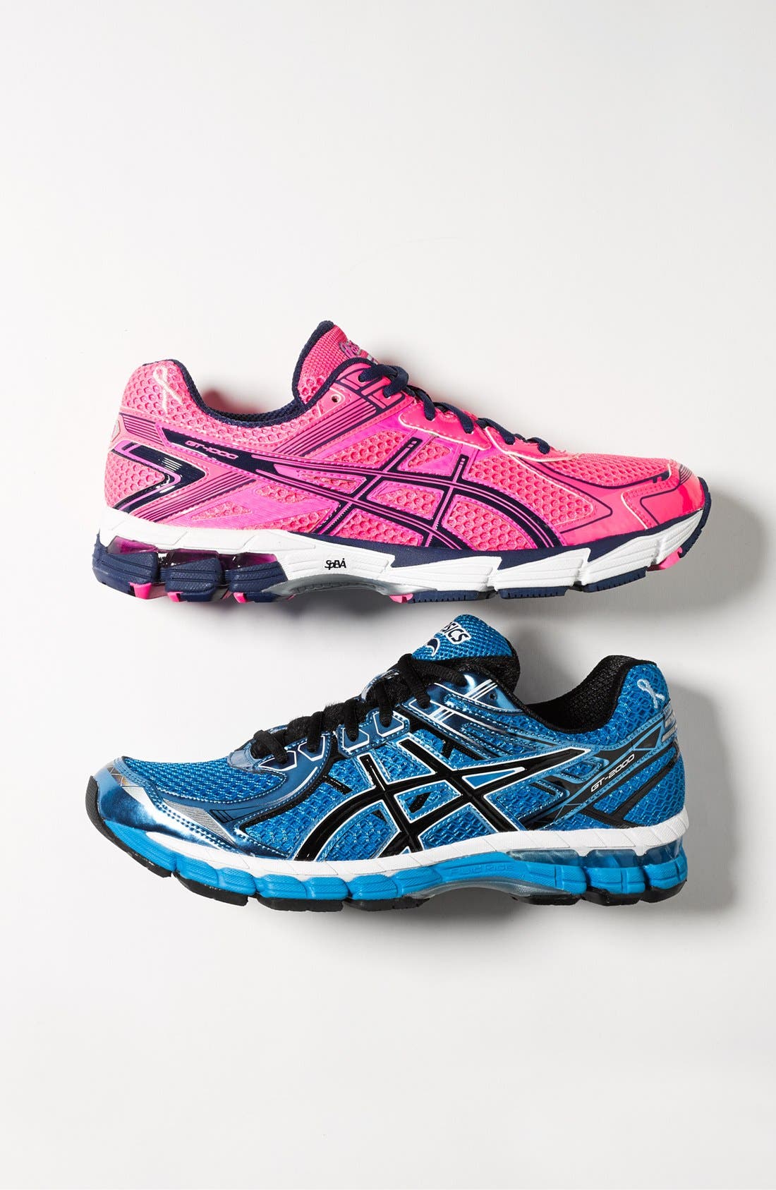 'GT 1000 PR 2' Running Shoe, Alternate, color, HOT PINK/ BLUE DEPTHS/ PINK