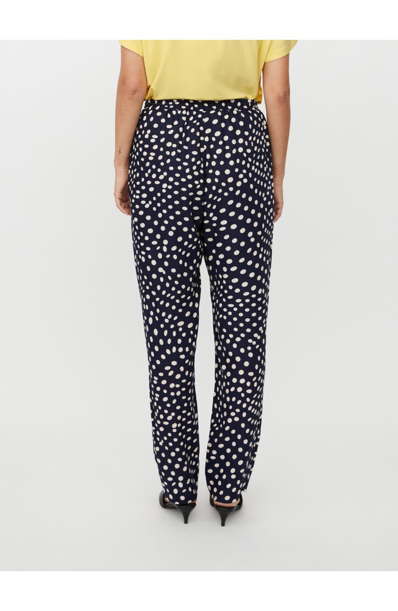 Masai Copenhagen MaPless Polka Dot Tapered Pants, Alternate, color, Navy Blazer