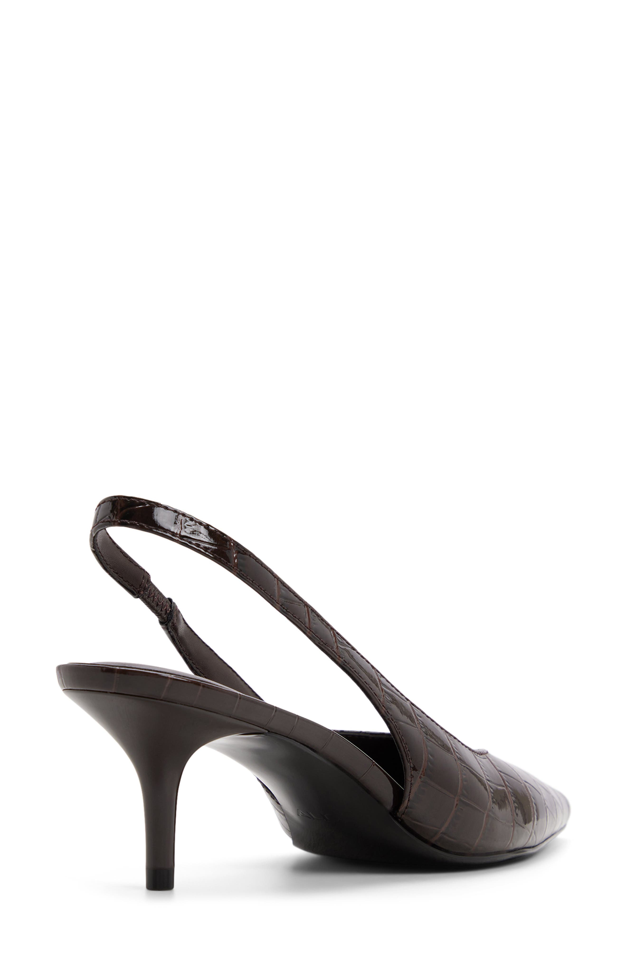 Cloeliaa Slingback Pointed Toe Pump, Alternate, color, DARK BROWN