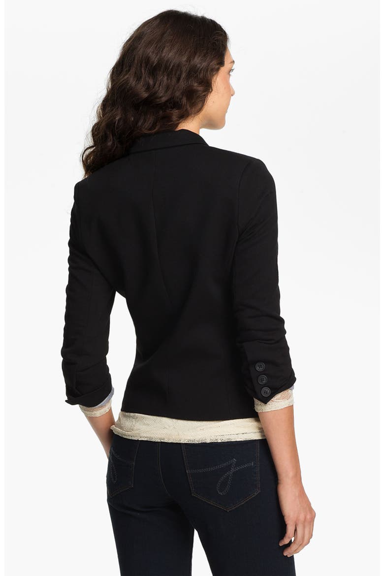 Gibson Knit Blazer, Alternate, color, BLACK