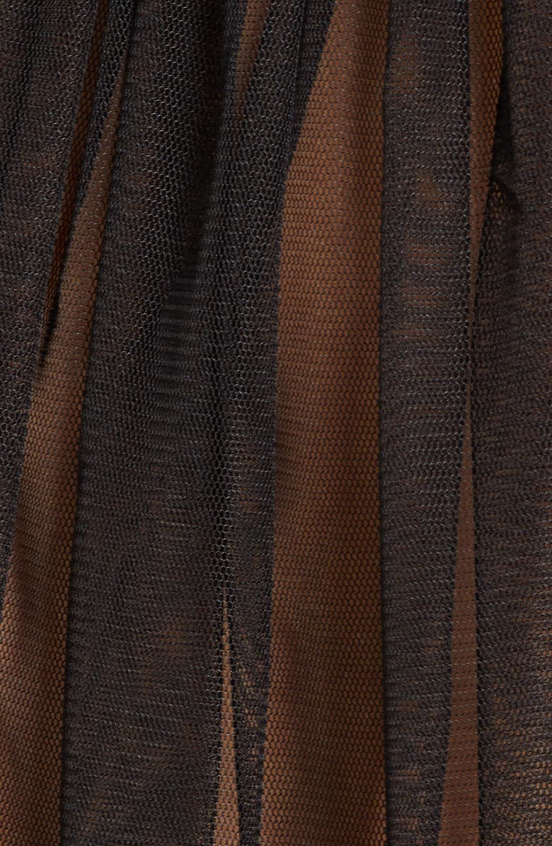 Black Bow Jennifer Lace Hem Maxi Chemise, Alternate, color,