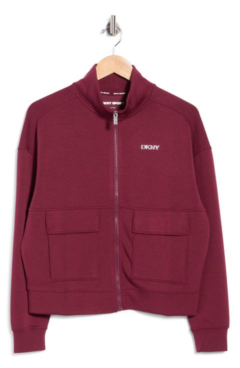 Cargo Pocket Mock Neck Jacket