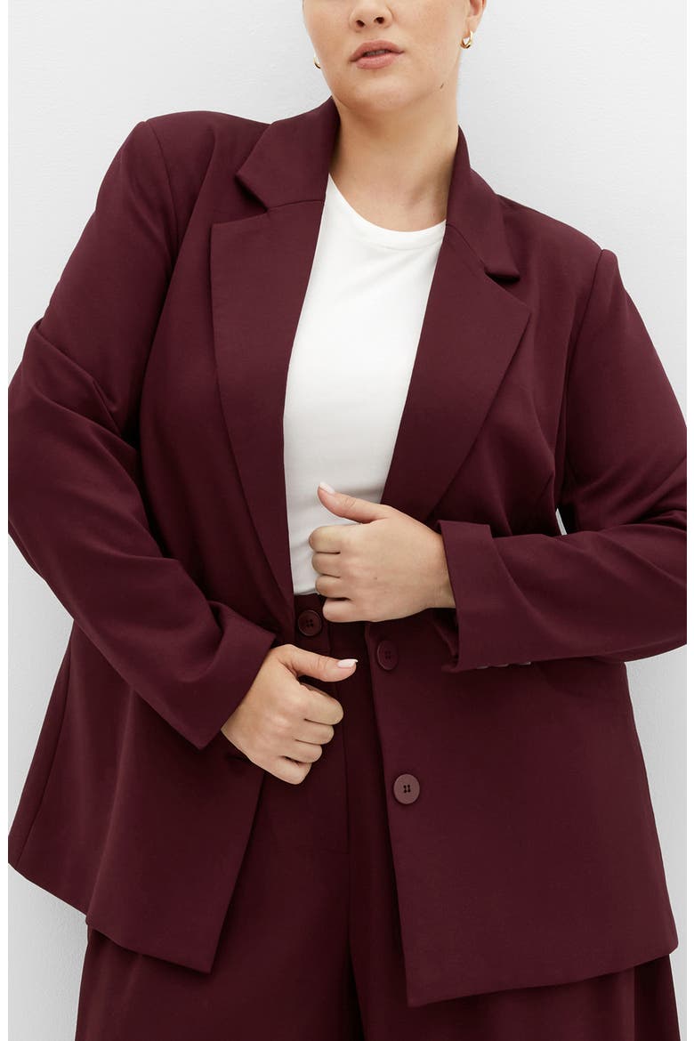 Galactic Ponte Blazer, Main, color, DARK CHERRY