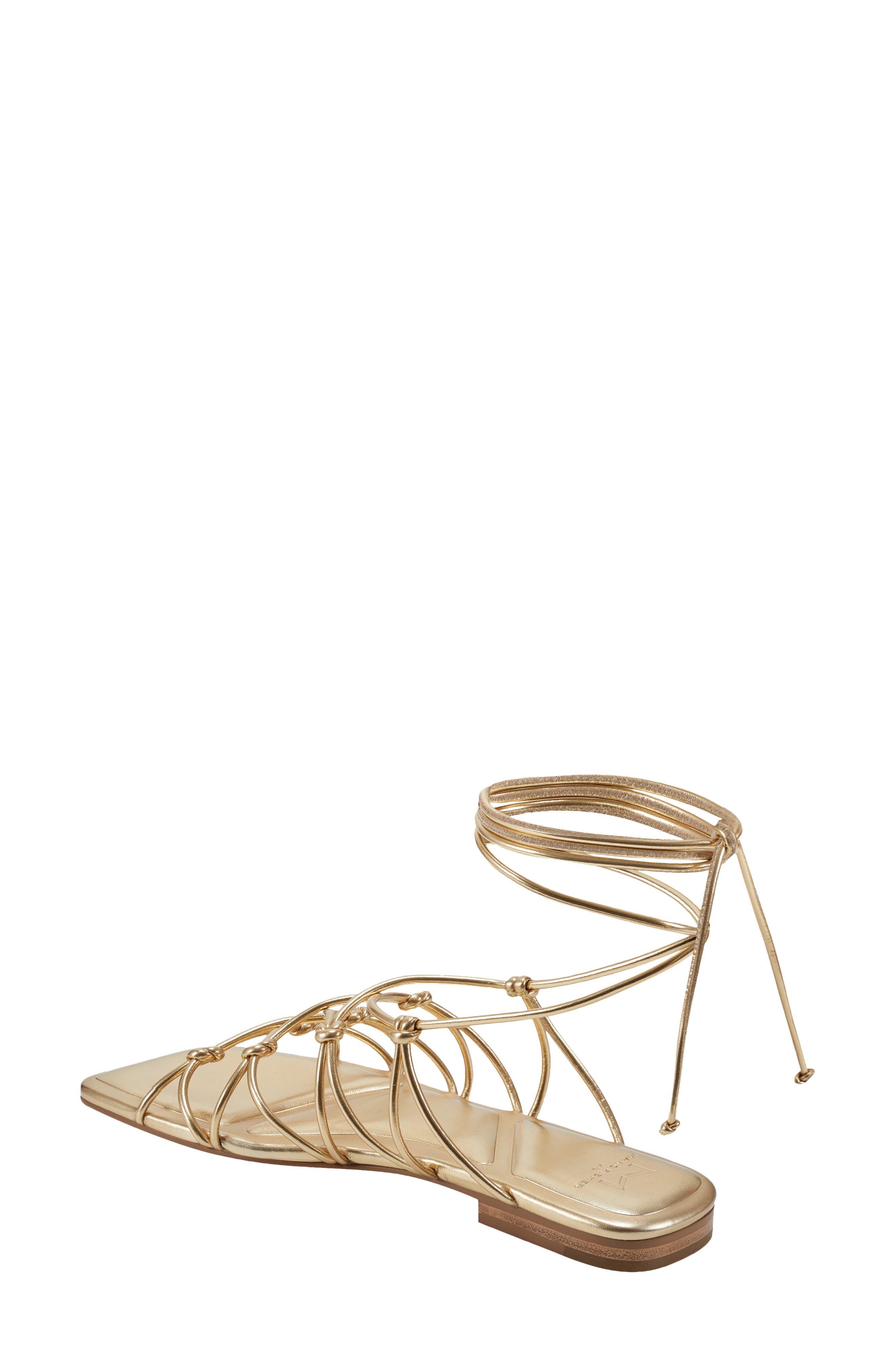 Monnie Ankle Wrap Sandal, Alternate, color, GOLD 700