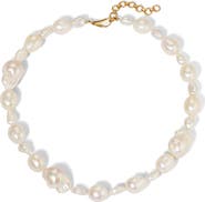 Nadri London Baroque Pearl Collar Necklace