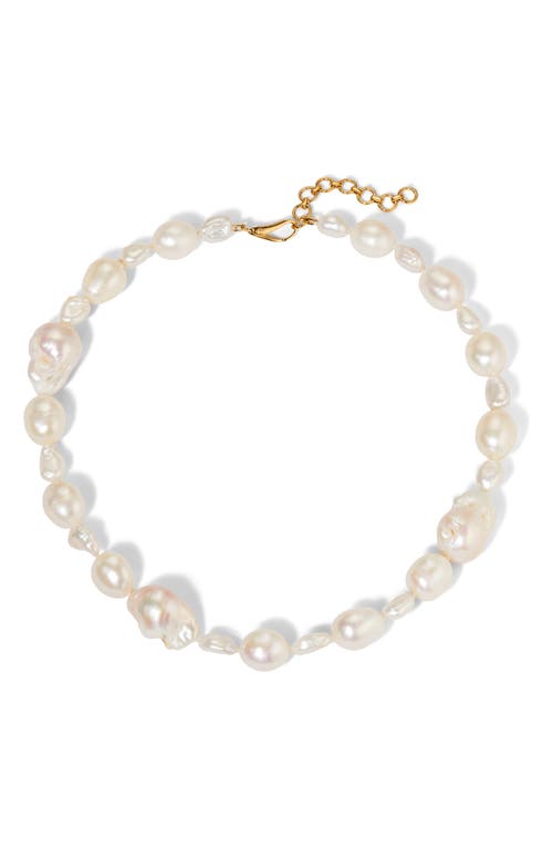 Nadri London Baroque Pearl Collar Necklace