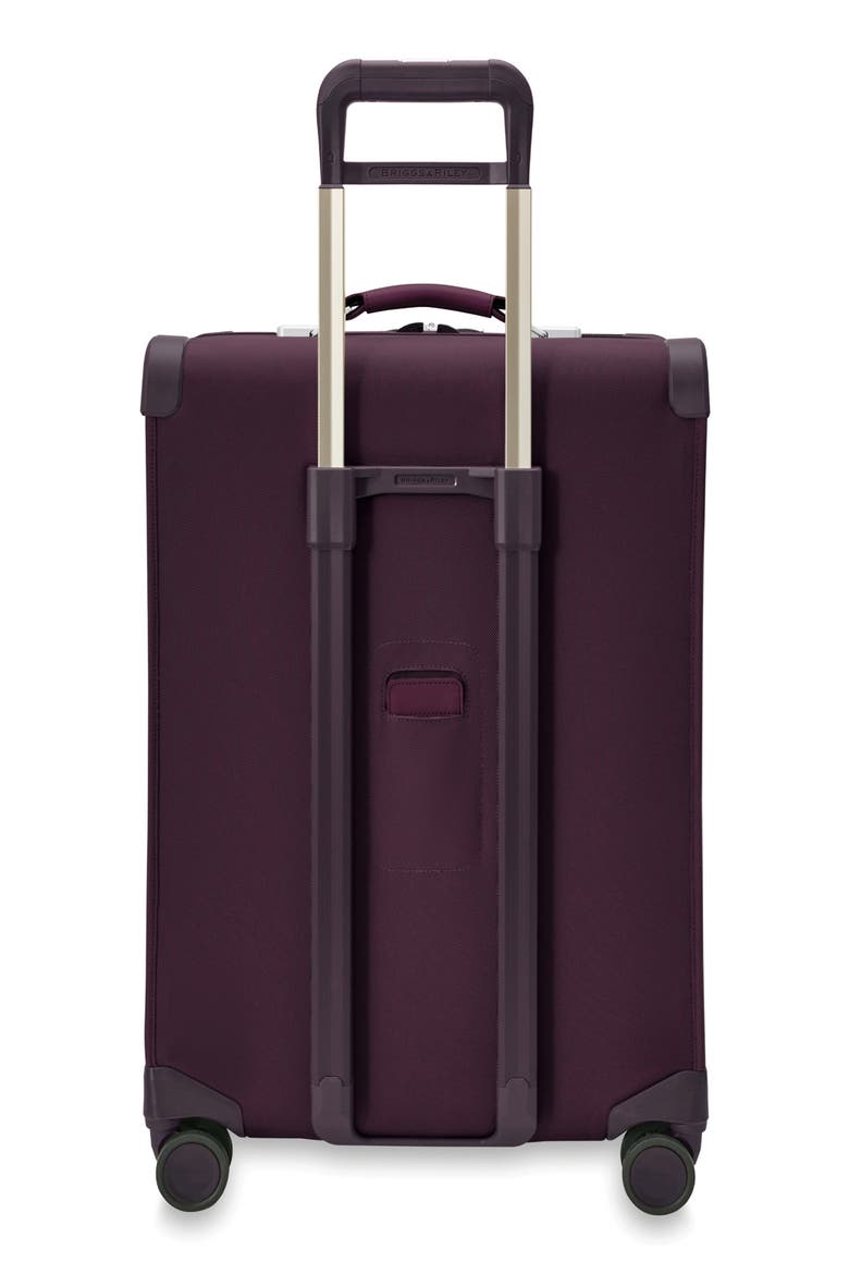 Baseline 26-Inch Medium Expandable Spinner Suitcase, Alternate, color, PLUM