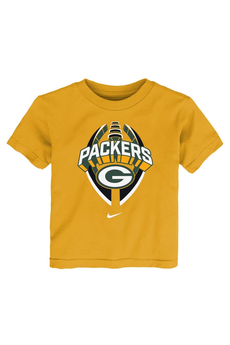 Toddler Nike Gold Green Bay Packers Icon Legend T-Shirt, Alternate, color, Gold