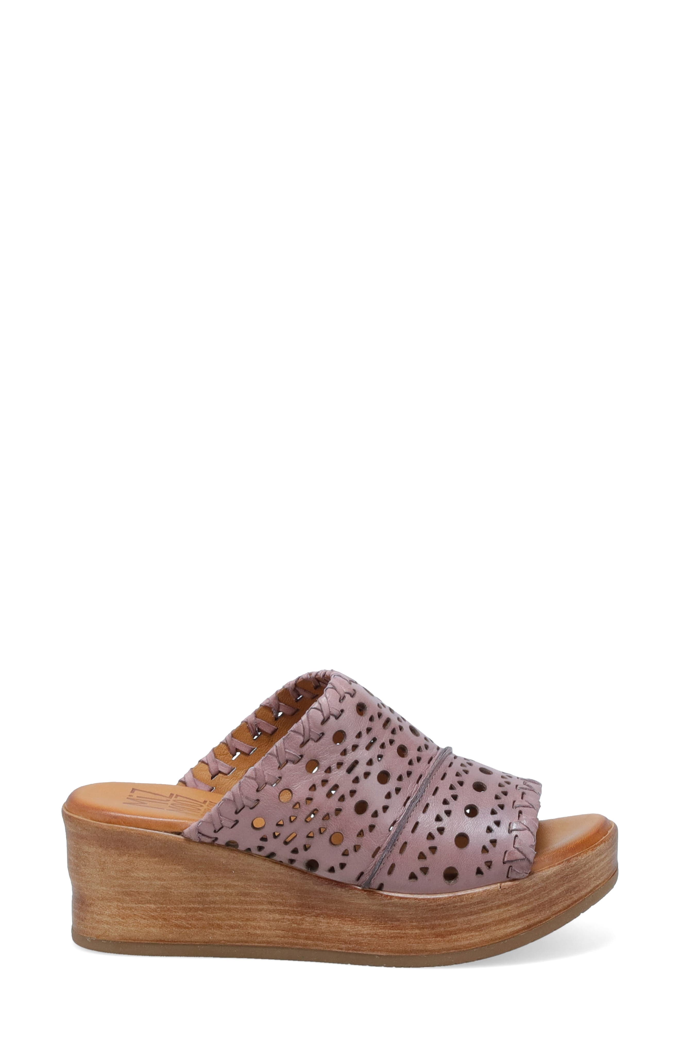 Wesley Platform Wedge Slide Sandal, Alternate, color, BLUSH