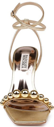 Cailey Ankle Strap Metallic Sandal