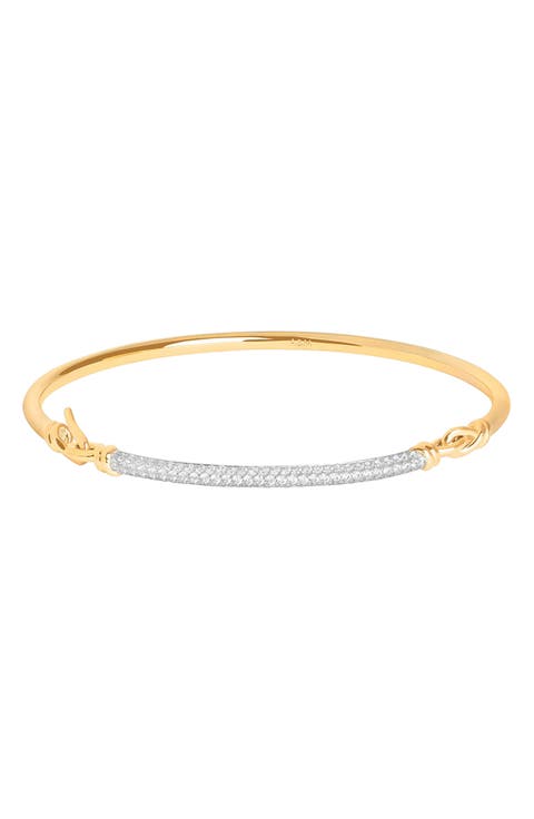 Pavé Link Detail Bangle