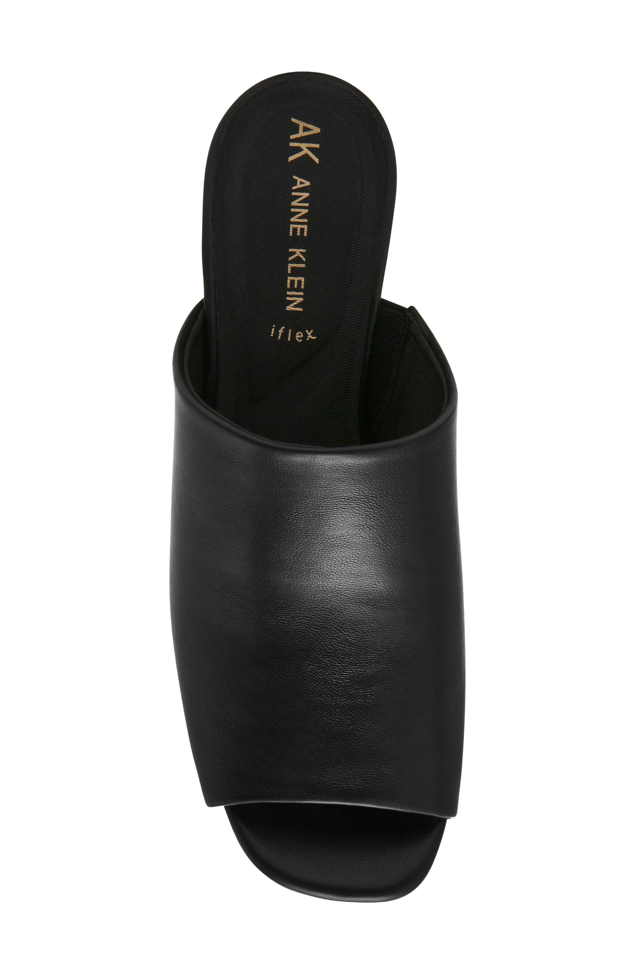 Nasiri Faux Leather Mule, Alternate, color, BLACK PU-SBPU
