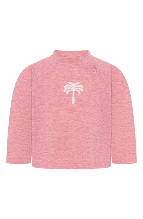 Kids' Palm Tree Knit Sweatshirt