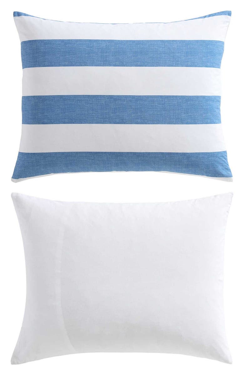 Tommy Bahama Awning Stripe Cotton Duvet Cover Set, Alternate, color, 