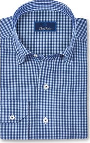 David Donahue Gingham Performance Sport Shirt