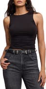 Good American Ruched Jersey Tank