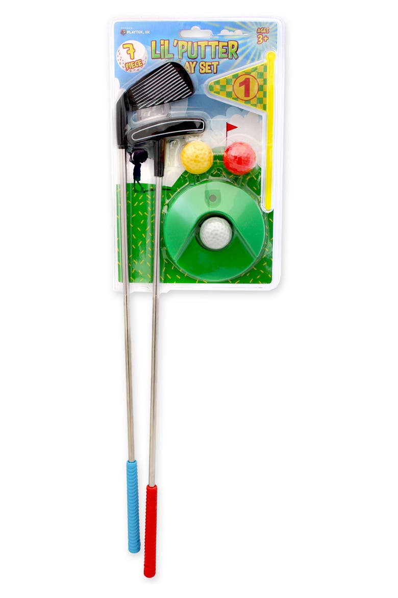 Lil' Putter Play Set - 7-Piece Set, Main, color, GREEN