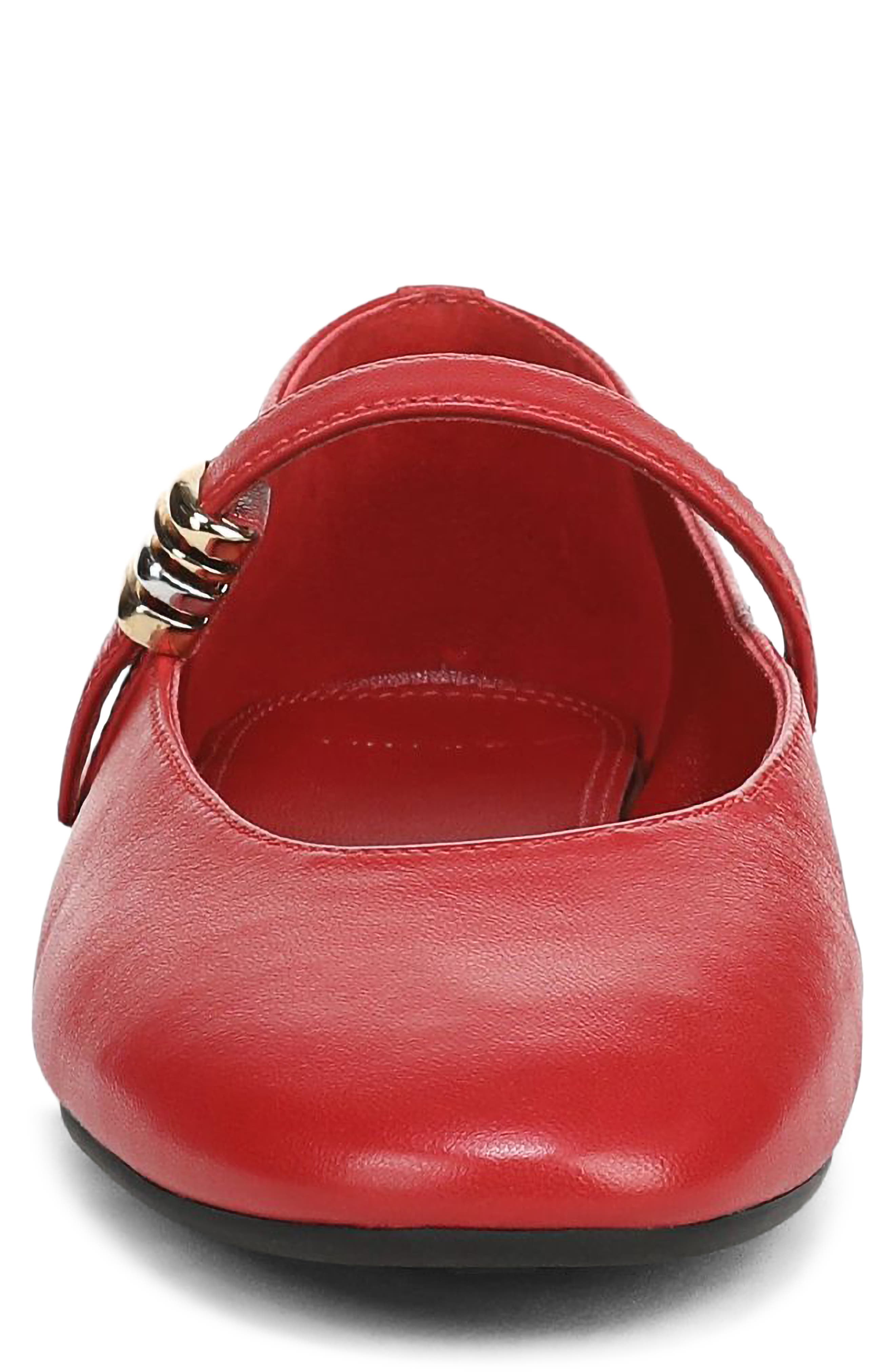 Olivette Ballet Flat, Alternate, color, CRIMSON LEATHER