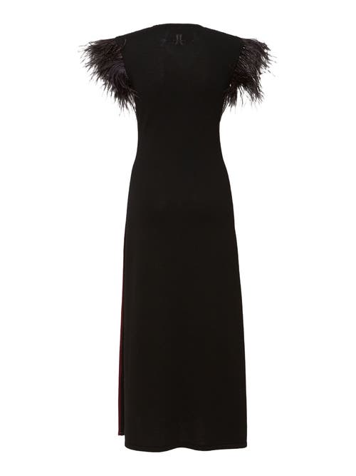 La Doublej Harlequin Sleeveless Dress Bordeux / Black
