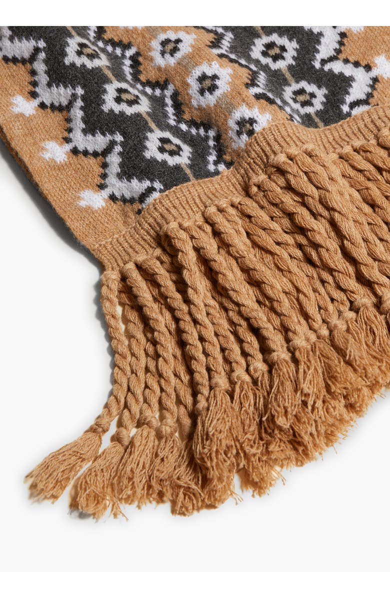 Khaite Lance Fair Isle Scarf, Alternate, color, 