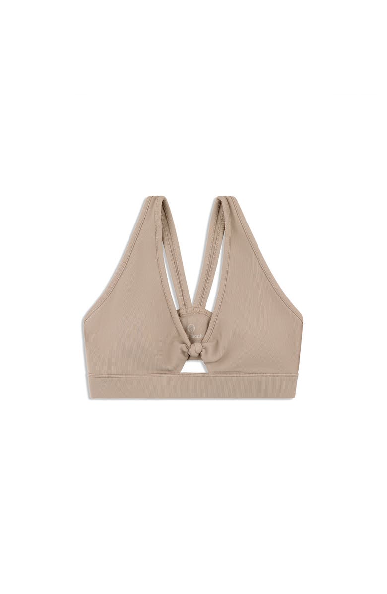 Sergio Tacchini Giulia Sports Bra, Alternate, color, Taupe Grey