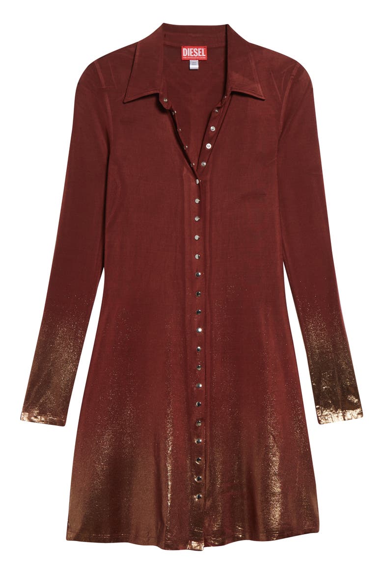 D-Pol Minidress, Alternate, color, BROWN