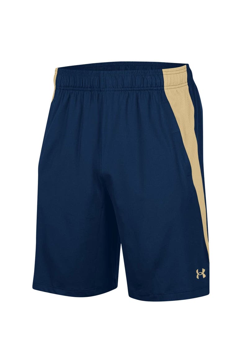 Men's Under Armour Navy Navy Midshipmen Tech Vent Shorts, Main, color, Navy